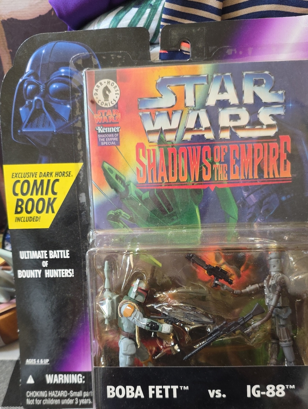 Star Wars Shadows of the Empire Boba Fett Figure - Green & Silver Packaging
